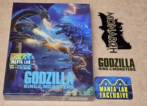 Godzilla King of the Monsters Manta Lab Double Lenticular 4K Blu Ray Steelbook - Bild 1 von 18