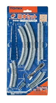 TOMYTEC TOMIX N Gauge Mini Rail Set Basic Set MA Pattern 91081 Model Rail Set - Image 1 of 4