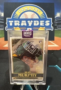 2020 Topps Gallery #72 Sean Murphy Rookie Auto Atlanta Braves Athletics RC - Picture 1 of 3