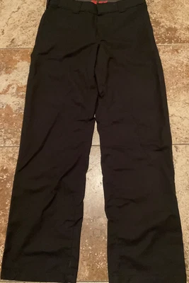 DICKIES FLEX CHINO WORK PANTS ( MENS 32 x 32 ) BLACK PREOWNED - Image 1 of 4