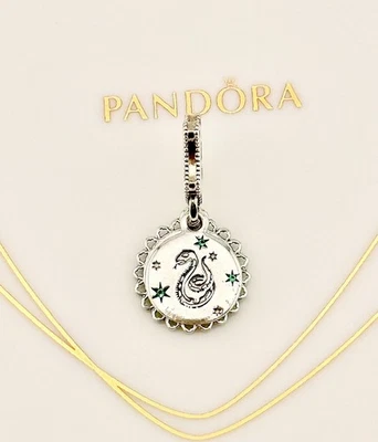 ~New 100% Authentic Pandora x Harry Potter Slytherin Dangle Charm ~798620C01~ - Image 1 of 4