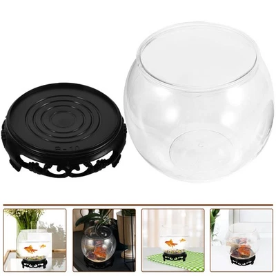 Fischbecken Aquarium Fischglas Fischschalen- Klare Schüssel - Bild 1 von 4