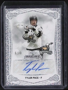 2025 Leaf NNL Inaugural Edition Silver Sparkle Tyler Pace 6/10 Auto Autograph - Picture 1 of 2