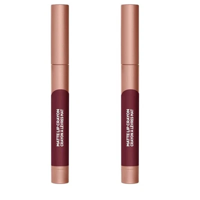 Pack of 2 L'Oreal Paris Infallible Matte Lip Crayon, Cherryfic # 517 - Image 1 of 4