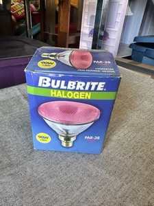 Bulbrite Lamp Halogen Par-38 Flood 120V 90W Pink Indoor Outdoor. New - Picture 1 of 4
