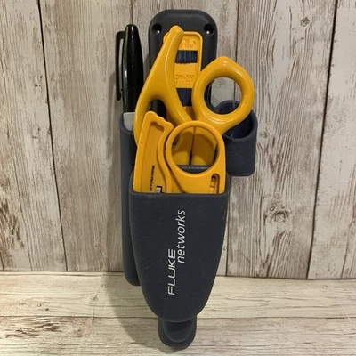 Fluke Networks 11293000 IS60 Pro-Tool Kit  D914S Impact D-Snips Stripper Sharpie - Image 1 of 4