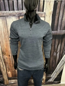 Herren KUHL LS Türkis Meliert Blau Performance 1/4 Zip Pullover Größe Medium - Bild 1 von 9