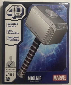 Neu Marvel 4D Build Thor Mjolnir 3D Puzzle Modellbausatz * Neu im Karton * MCU The Avengers - Bild 1 von 2