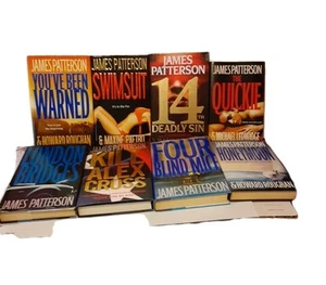 James Patterson Hardcover Books Lot of 8 Novels Dust Jacket First Edition - Picture 1 of 5