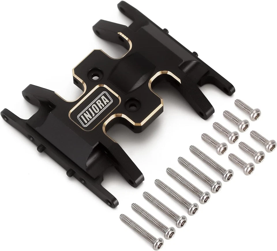 INJORA Brass Skid Plate-Heavy Counterweight Chassis Accessories for 1/24 RC...  - Image 1 of 4