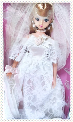 De Colección Takara Japón Hajimemashite JENNY Boda Novia Muñeca 11" Barbie Amiga Caja Foto 1 de 4