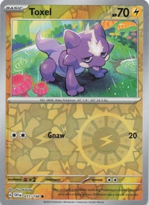 Toxel Common SV01: Scarlet & Violet Base Set 071/198 NM Reverse Holo - Picture 1 of 2