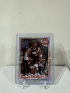 2025 Topps Basketball Scoot Henderson Chrome Silver Pack Mojo - Picture 1 of 2