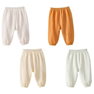 Baby Bloomers Elastic Waistband Trousers Basic Cotton Pants Comfy Boys Girls - Picture 1 of 20