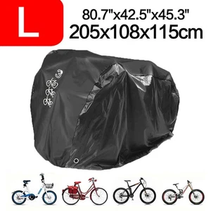 Large Waterproof Bicycle Cover Outdoor Rain/Sun Protector for 3 Bikes Dustproof - Picture 1 of 13