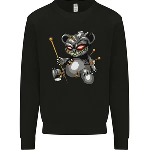 Voodoo Doll Skull Koala Bear Halloween Kids Sweatshirt Jumper - Picture 1 of 3