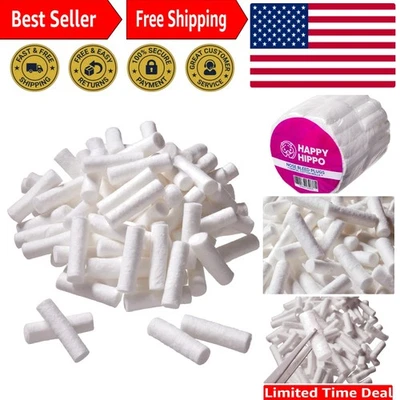 Dental Cotton Rolls Bulk Pack - 100 Count Nosebleed Plugs for Families - Image 1 of 4