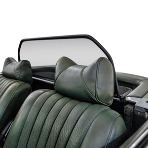 WIND DEFLECTOR FITTING FOR MERCEDES BENZ SL R107 1971-1989 BLACK WINDBREAKER NEW - Bild 1 von 22