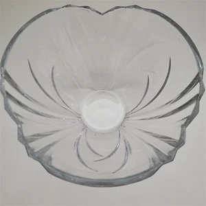 Block 60 Kristall 9 3/4 '' Obst Bowle Schale KOSTENLOSER VERSAND - Bild 1 von 5