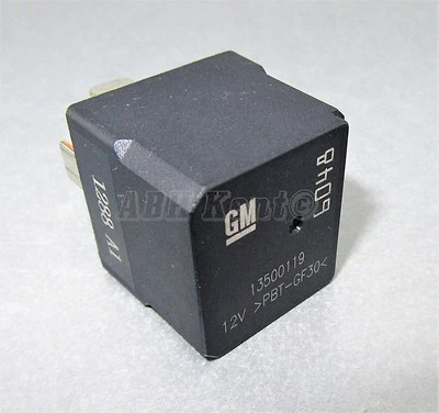 712-Vauxhall Opel /08-16 Chevrolet /05-16 5-Pin Black Relay GM 13500119 12V 6048 - Image 1 of 4