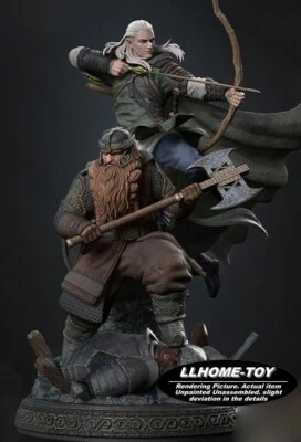 1/6 41cm Gimli & Legolas 3D Printing Garage Kit Figure Model Unpainted GK - Image 1 of 4