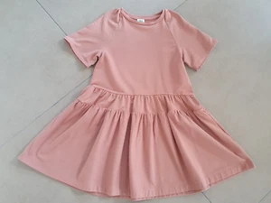 NEUw Mädchenkleid Zara Girl 134 Sommerkeid Jerseykleid Drehkleid altrosa Kleid - Bild 1 von 7