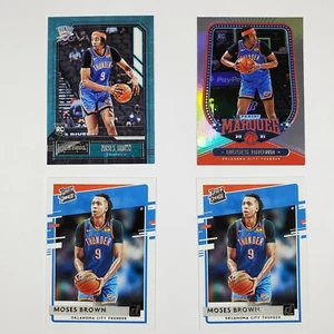 2020 21 Chronicles RC Lot Moses Brown Rated Rookie Marquee Playbook RC - Picture 1 of 5