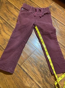 Girl’s 4t Slim Maroon Jean - Picture 1 of 6