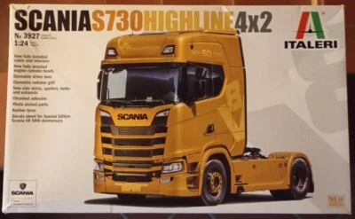 Italeri 3927 Scania S730 Highline 4x2 scala 1:24 kit montaggio camion modellismo - Immagine 1 di 4