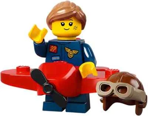 *NEU* LEGO Serie 21 sammelbare Minifiguren 71029 - Flugzeug Mädchen (nicht mehr produziert) - Bild 1 von 2