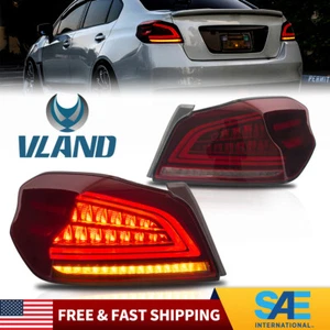 VLAND LED Taillights Rear Lamps for Subaru WRX STI 2015-2021 2017 2018 2019 2020 - Picture 1 of 9