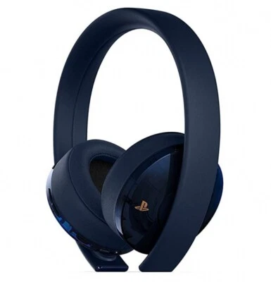 SONY PlayStation Gold Wireless 7.1 Headset 500 Million Limited Edition PS4 PS5 - Image 1 of 4