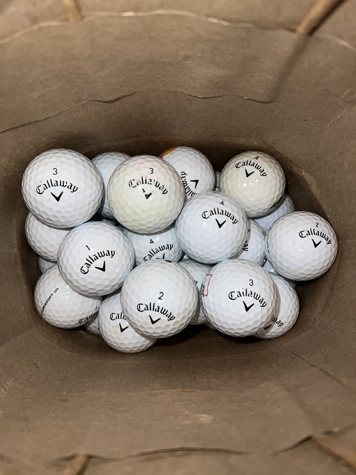 41 Callaway SuperSoft Used Golf Balls Good Condition 3A-5A - Image 1 of 1
