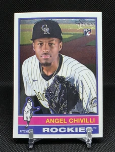 Angel Chivilli 2025 Topps Heritage Chrome Baseball RC #230 Rockies - Picture 1 of 2