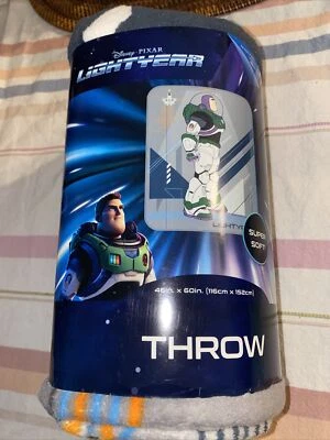 Lote de mantas Buzz Lightyear 45" x 60" Astronaut Space Disney Toy Story 2022 Foto 1 de 3