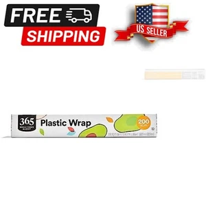 Premium 200 Sq Ft Plastic Wrap - Safe, Durable, and Eco-Friendly Food Storage - Picture 1 of 3