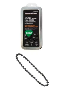 PowerCare GC72 20”Inch Full Chisel Professional Saw Chain File Size 7/32 - Picture 1 of 3