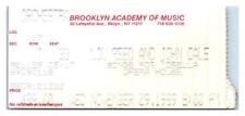 Lou Canna John Cale Concerto Ticket Stub Novembre 29 1989 Brooklyn New York