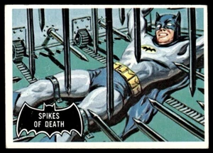 1966 Topps Batman Black Bat Spikes of Death #17 - Imagen 1 de 2