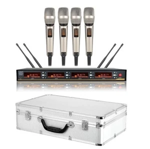 4 Channel Wireless Microphone System for Sennheiser Wireless With Carrying Case - Picture 1 of 3