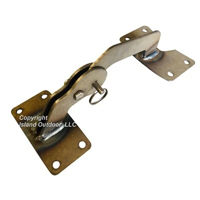 UDS Lid Hinge for 55 gallon Ugly Drum Smoker w/ Quick release & hardware - Steel