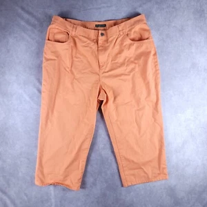 Lauren Jeans Co Womens 16W Jeans Orange Capri 34W 20L - Picture 1 of 12