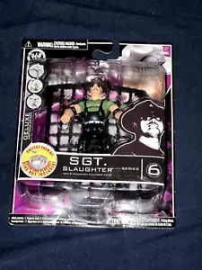 WWE BUIL'N BRAWL SGT. SLAUGHTER MATTEL 3,75" ACTIONFIGUR JAKKS PACIFIC 2009 - Bild 1 von 7
