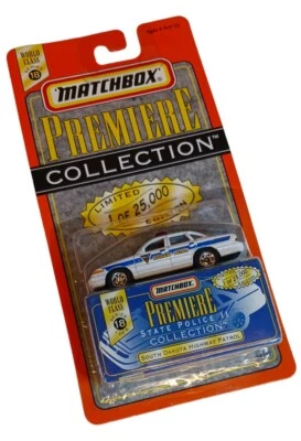 1997 Matchbox Premiere Series 18 State Police South Dakota Ltd. Ed 25,000 Sealed - Image 1 of 2
