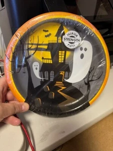 Creative Converting 8ct. Sturdy Style Round Paper Plates 8.75" Haunted Halloween - Picture 1 of 2