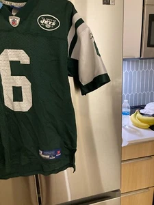 NEW York Jets Mark Sanchez green reebok nfl football Jersey youth Large - Picture 1 of 4