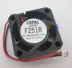 COPAL JAPON F251R DC 12V ventilateur de refroidissement ventilateur de refroidissement 2 broches dissipateur de chaleur processeur 25*25*10 mm - Photo 1/3