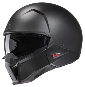HJC Motorrad Helm i20 wandelbarer Jethelm SEMI FLAT BLACK 09L - Bild 1 von 2