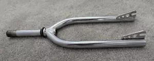 Tange TX1200 ? Unbranded Champion Forks Old School BMX Japan 80'S Vintage Chrome - Picture 1 of 14