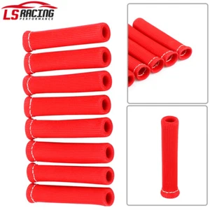 8X 2500° Spark Plug Wire Boots Protector Sleeve Heat Shield Cover For LS1/LS2 - Bild 1 von 9